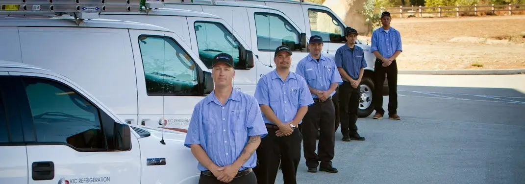 KIC Refrigeration crew ready for Mini Split Repair jobs across Culver City